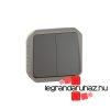 Legrand Plexo 55 ketts vltkapcsol 10A, antracit, Legrand