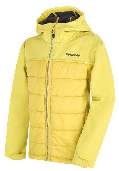 Husky Kids softshell töltött kabát Swany K lime zöld