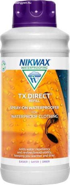 Nikwax vízálló ruházat impregnáló spray TX.Direct spray-on 1l