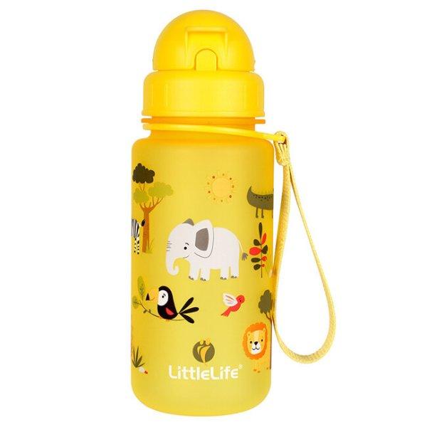 LittleLife baba vizes vagy gyümölcslé palack Vizes palack 400 ml, szafari