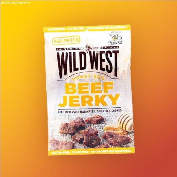 Wild West Honey and BBQ Beef Jerky méz és BBQ ízű szárított marhahús
falatok 25g