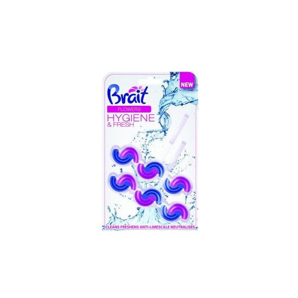 WC illatosító gél 2 x 45 gr virág hygiene&fresh Brait