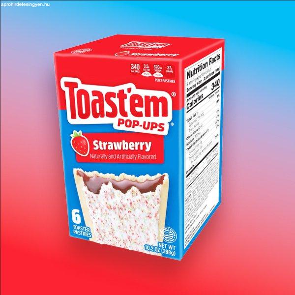 Toastem Pop Ups Frosted Strawberry eper töltelékes sütemény 288g
Szavatossági idő: 2025-04-01