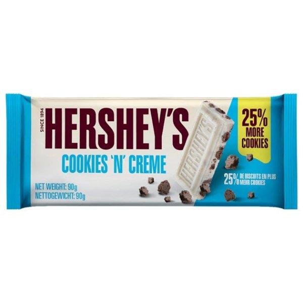 Hersheys Cookies and Creme csokoládé 90g Szavatossági idő: 2025-02-28