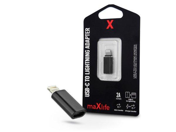 Maxlife USB Type-C - Lightning adapter - Maxlife USB-C To Lightning Adapter - 2A
- fekete