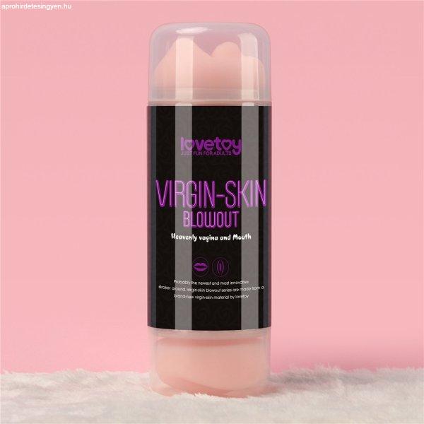  Virgin-skin Blowout Double Side Stroker Vagina and Mouth 