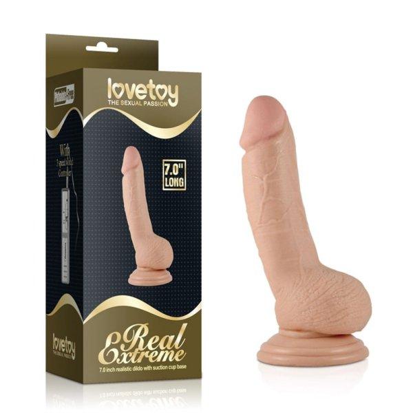  7" Real Extreme Vibrating Dildo 