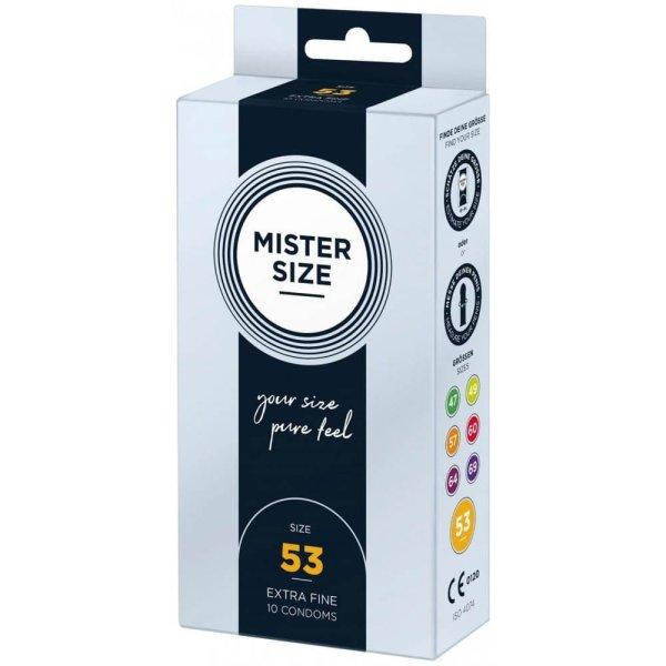  MISTER SIZE 53 mm Condoms 10 pieces 