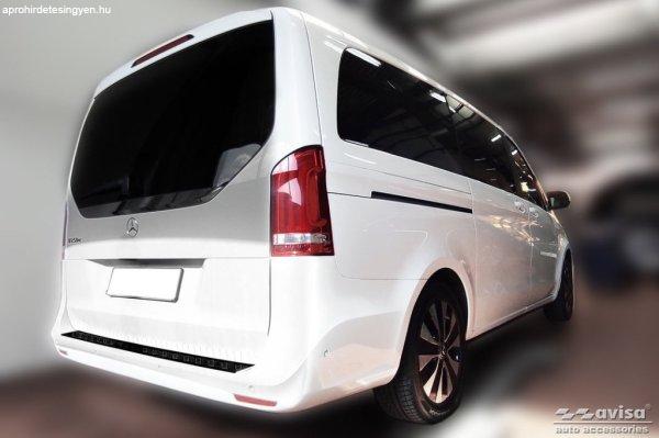 Csomagtartó élvédő Mercedes V-Class / Viano / Vito 2014- (W447, króm,
sötét, hosszú)|Avisa