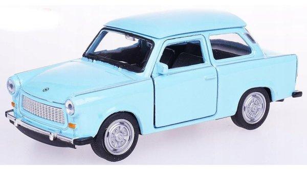 Makett autó, 1:34, Trabant 601, világoskék (A83951)