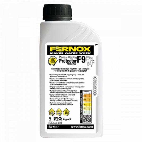 FERNOX Filter Fluid + Protector inhibitor folyadék 100 liter fűtővízhez, 500
ml