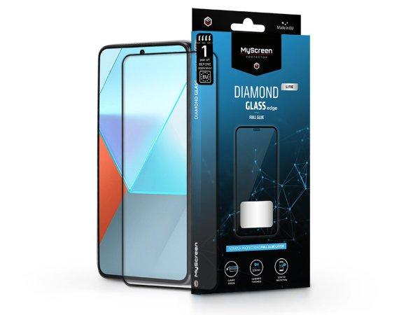 Xiaomi Redmi Note 13 Pro 4G/ Redmi Note 13 Pro 5G edzett üveg képernyővédő
fólia- MyScreenProtector Diamond Glass Lite Edge2.5D Full Glue - fekete