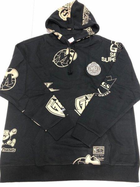 Mitchell & Ness M&N NBA Conference patch west hoodie black