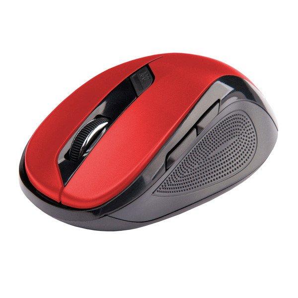 Vezeték nélküli egér C-Tech WLM-02, USB, 1600 dpi, piros