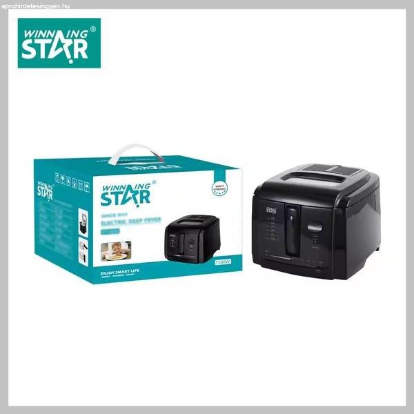 WINNING STAR ST-9200 elektromos olajsütő 3 literes levehető olajtartállyal
1500W