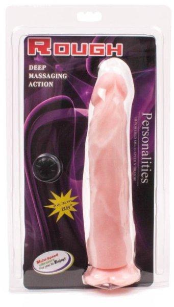 Rough Vibrator - Távirányítós letapasztható élethű vibrátor - 22 cm
(Bőrszínű)
