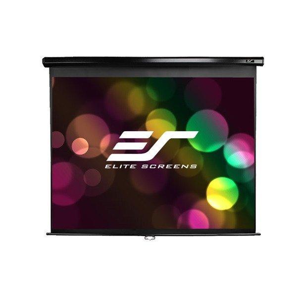 EliteScreens 106" (16:9) manuális fali vászon M106UWH (235 x 132 cm,
Fekete váz)