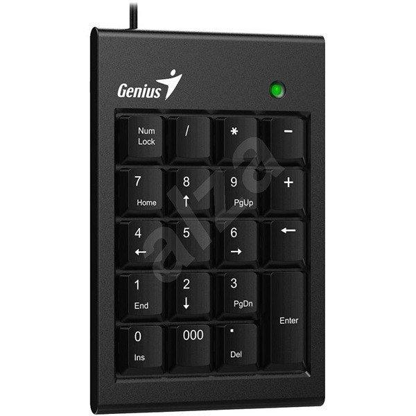 Genius Billentyűzet - Numpad 110 Slim (Vezetékes, USB, vékony, numerikus
billentyűzet, fekete)