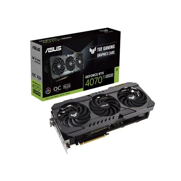 Asus Videokártya - nVidia TUF-RTX4070TIS-O16G-OG-GAMING (16384MB, GDDR6X,
2640/21000 Mhz, 256bit, 2xHDMI, 3xDP)