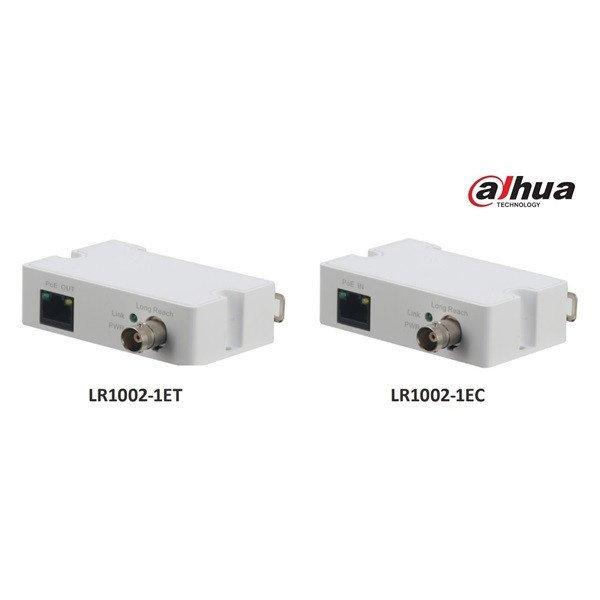 Dahua Ethernet over Coax (EOC) konverter(vevő) - LR1002-1EC (1x RJ45 10/100, 1x
BNC, PoE támogatás)