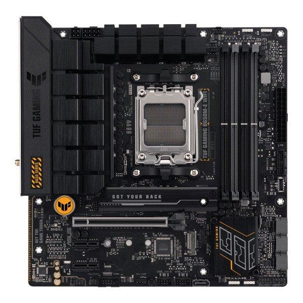 Asus Alaplap - AMD TUF GAMING B650M-E WIFI AM5 (B650, Micro-ATX, 4xDDR5
7600+MHz, 4xSATA3, 2x M.2, HDMI+2xDP)