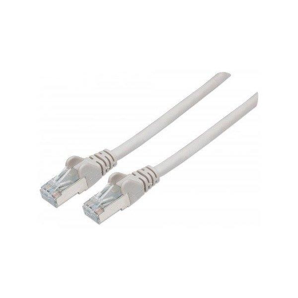 Manhattan Kábel - S/FTP Patch (RJ45 to RJ45, Cat6, 250Mhz, LSOH, 4 x 2 x AWG
28/7 réz, 10m, Szürke)