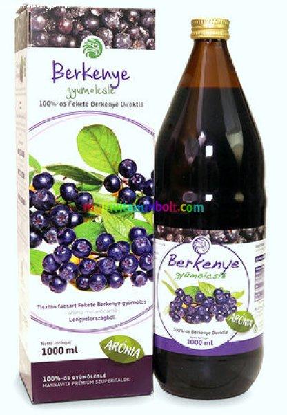 Fekete Berkenye 100%-os Juice 1000 ml - MannaVita