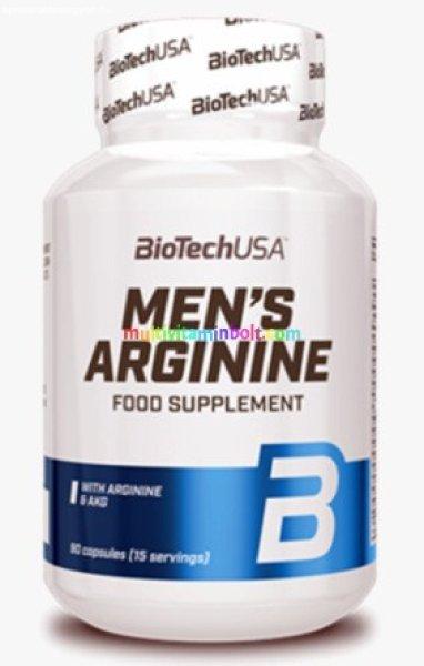 Men's Arginmax kapszula 90 db kapszula, Arginin,
kalcium-alfa-ketoglutarát, vitaminok, növényi kivonatok - BioTech USA