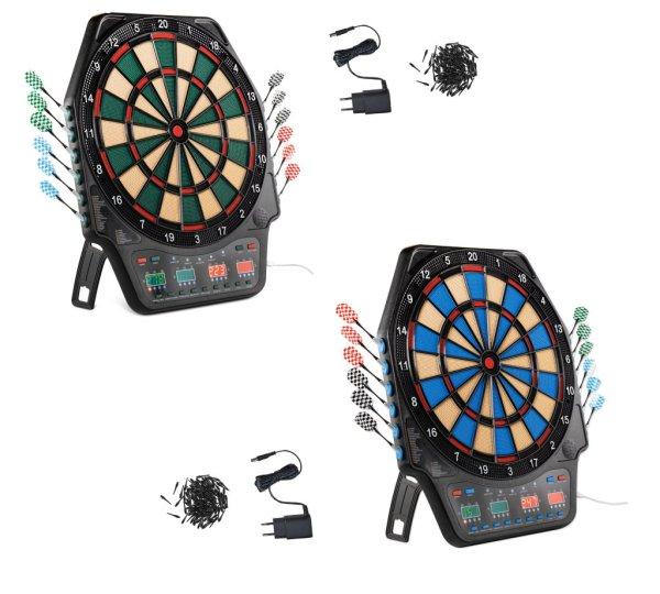 CRANE Aspiria GR-2024 elektromos fali / álló darts tábla 4 db LED
kijelzővel, 3 x 4 dart szettel, hálózati adapterrel, 100 pótheggyel