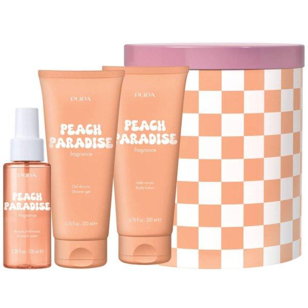 PUPA Milano Ajándékkészlet Peach Paradise Happy Box Kit 4