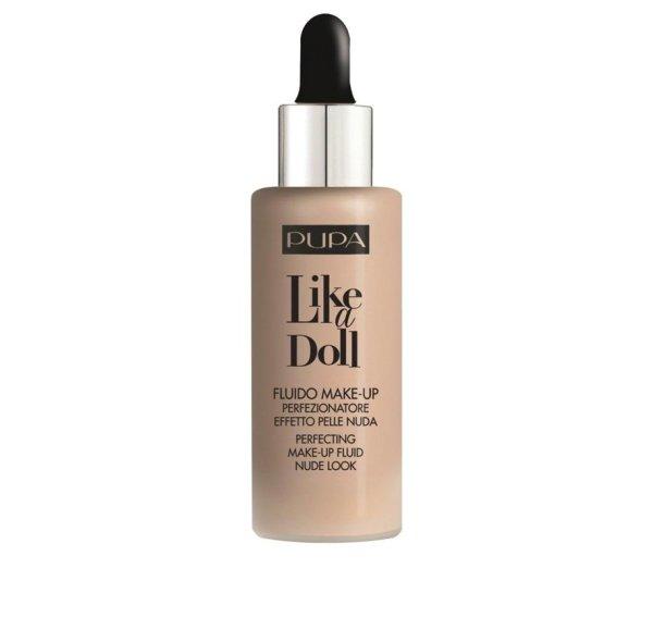 PUPA Milano Folyékony smink SPF 15 Like A Doll (Perfecting Make-Up Fluid)
30 ml 010 Porcelain