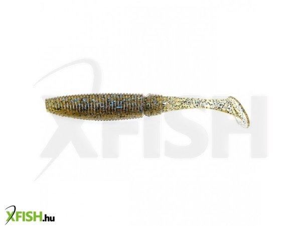 Bull Tackle Killbash Gumicsali Barna Kék Flitter 85mm 5.1g 8db/csomag