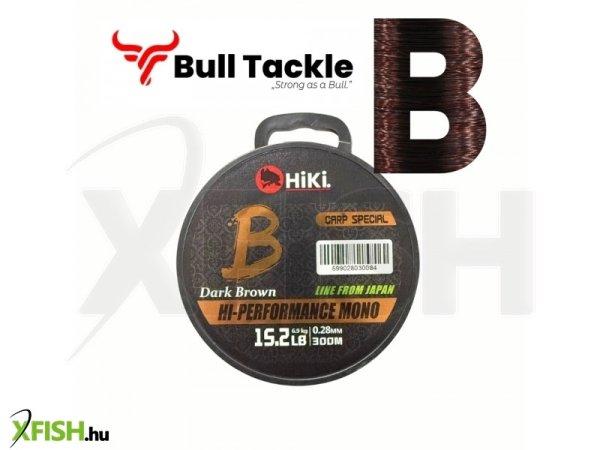 Bull Tackle Hiki Dark Brown Monofil Zsinór 300m 0.23mm 5.1Kg