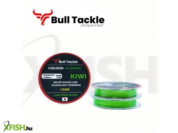 Bull Tackle Kiwi Fonott Pergető Zsinór Zöld 150m 0.04mm 3.5Kg