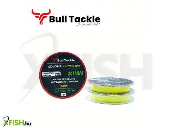 Bull Tackle Kiwi Fonott Pergető Zsinór Sárga 150m 0.08mm 5.0Kg