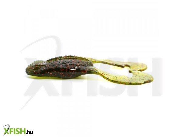 Bull Tackle Béka Alakú Gumicsali Zöld Piros 73mm 7.6g 3db/csomag