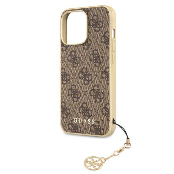 Guess Apple iPhone 13 Pro Max (6.7) PU 4G Printed Stripe hátlapvédő tok barna
(GUHCP13XGF4GBR)