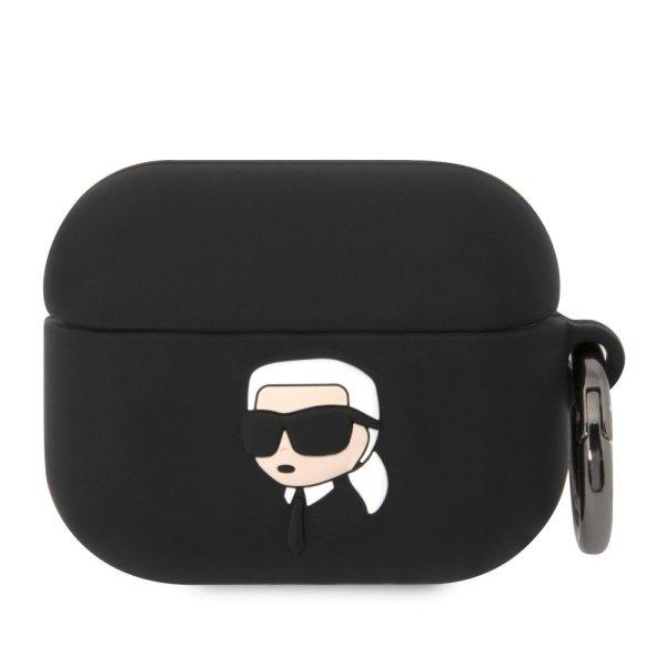 Karl Lagerfeld 3D Logo NFT Karl Head Apple Airpods Pro szilikon tok fekete
(KLAPRUNIKK)