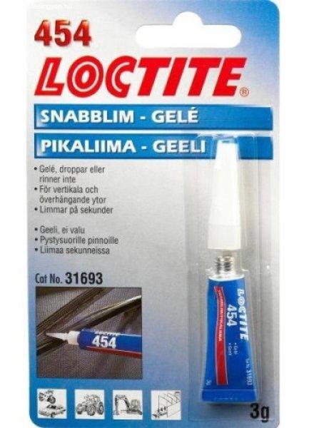 Pillanatragasztó loctite 454 gél 3g /29688/ 195906vegyiáru 