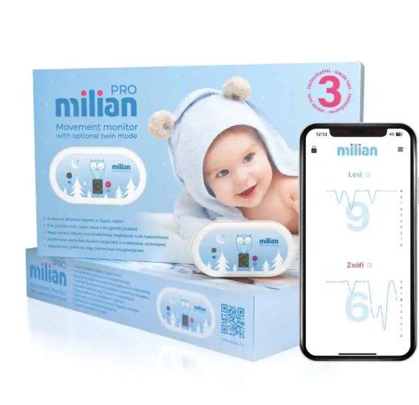 Milian légzésfigyelő - Pro Plus Bluetooth - 3db érzékelőlappal