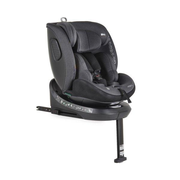 Cangaroo Hoku I-Size 360°-ban forgatható ISOFIX gyermekülés,SIP
oldalvédelemmel (40-150 cm) - Fekete