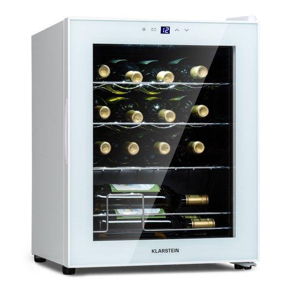 Klarstein Shiraz 16 Quartz, borhűtő, 42 liter, 160 W, 5 - 18 °C,
érintőképernyős vezérlőpanel