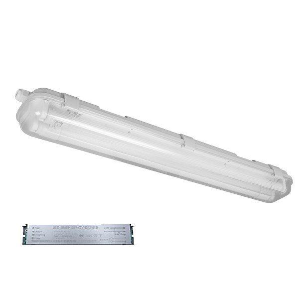 BELLA LÁMPATEST LED FÉNYCSŐVEL 1200mm 2X18W 6200K-6500K IP65 9BM218LEDCWE