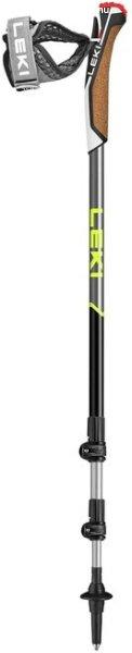 LEKI Nordic Walking botok Traveller Alu,
fekete-ezüst-szürke-szürke-neonsárga, 90 - 130 cm