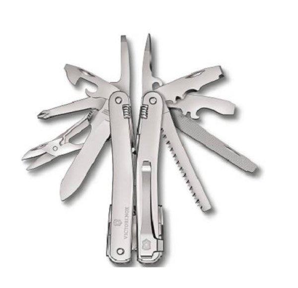 Victorinox Swiss Tool Spirit MX Clip multifunkciós szerszám, ezüst, 24
funkció, 24 funkció