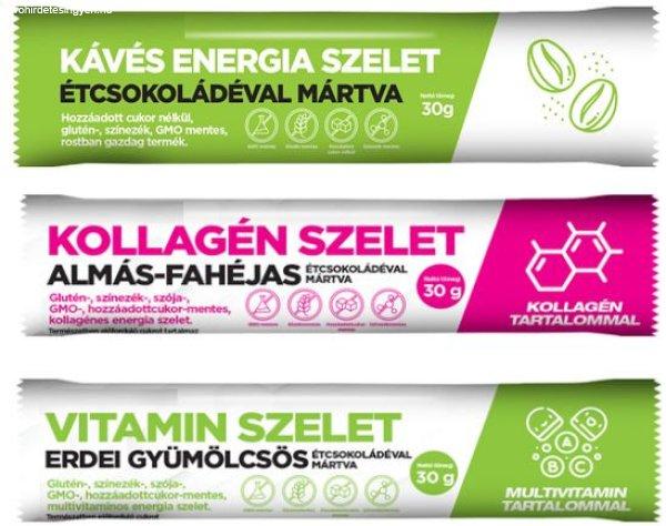 Csokoládés vitamin és energiaszeletek 1db