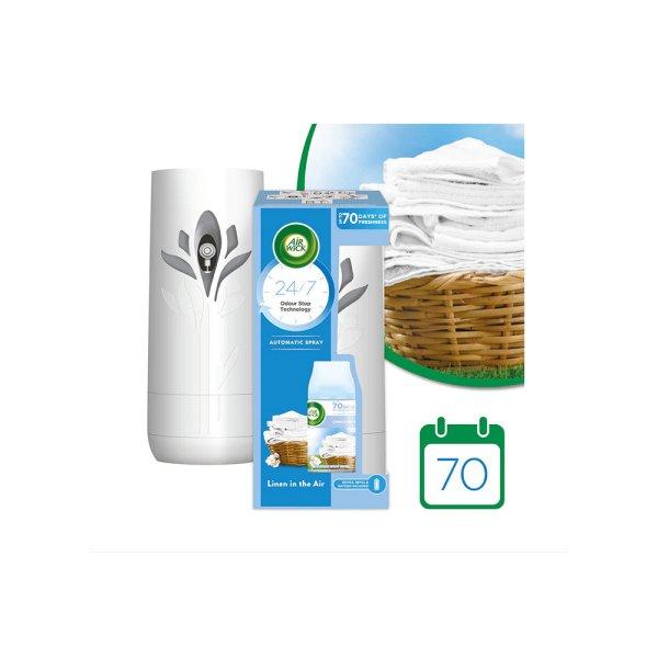 Légfrissítő készülék utántöltővel 250 ml AirWick Freshmatic Frissen
mosott ruha