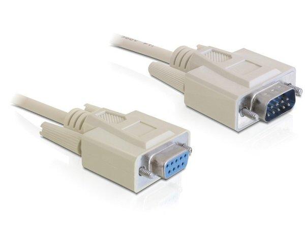 DeLock Cable Serial RS-232 Sub-D9 male > RS-232 Sub-D9 female 2m extension
Beige