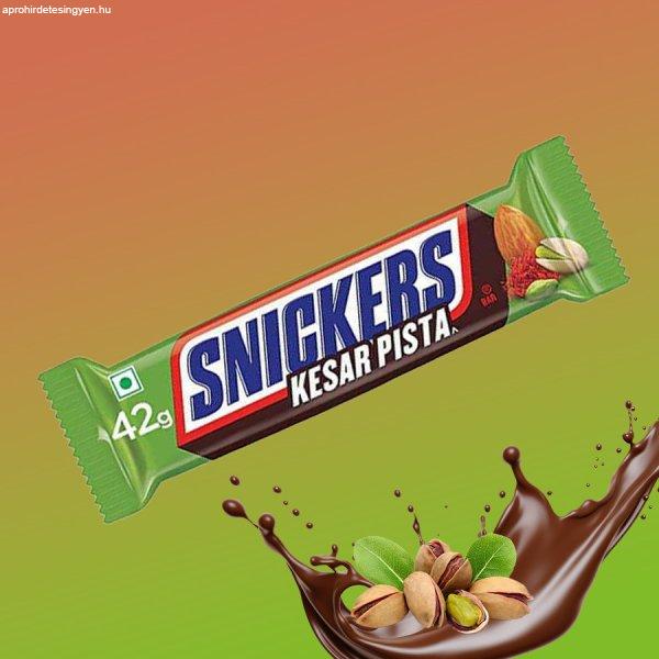 Snickers Kesar Pista pisztáciás csokoládé 42g