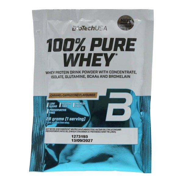 BIOTECH 100% PURE WHEY KARAMELL-CAPP 28G